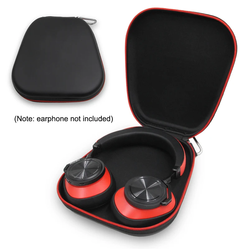 Portable Headphone Case Zipper Carrying Bag Travel Storage Box for Bluedio Headset DU55