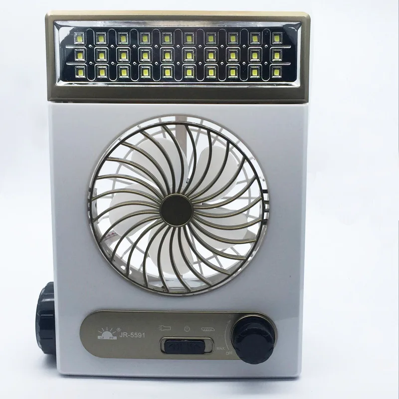 

Mini charging solar small fan Student dormitory fan with LED light fan Multi-function small fan