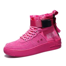 Новая Осенняя женская обувь; женская прогулочная дышащая спортивная обувь с высоким берцем; женская обувь для бега, увеличивающая рост; L1-40