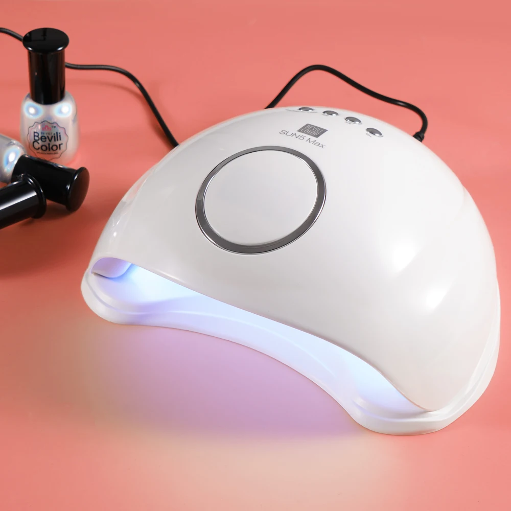 

48W UV LED Nail Dryer With Auto Sensor Gel Nail Polish Quick-Drying Nail Lamp With 4 Timer Settings Professional Nail Art Tools