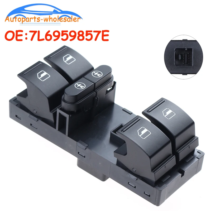 7L6959857E 7L6959857C For Volkswagen Touran Sharan Alhambra Front Driver Door Window Control Switch Car Accessories | Автомобили и