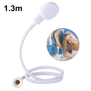 

1.30m Plastic Simple Quick-connect Faucet Bath Shower Nozzle Washing Pet Dogs Cats Hair Shower Head Bathing Nozzle with Hose