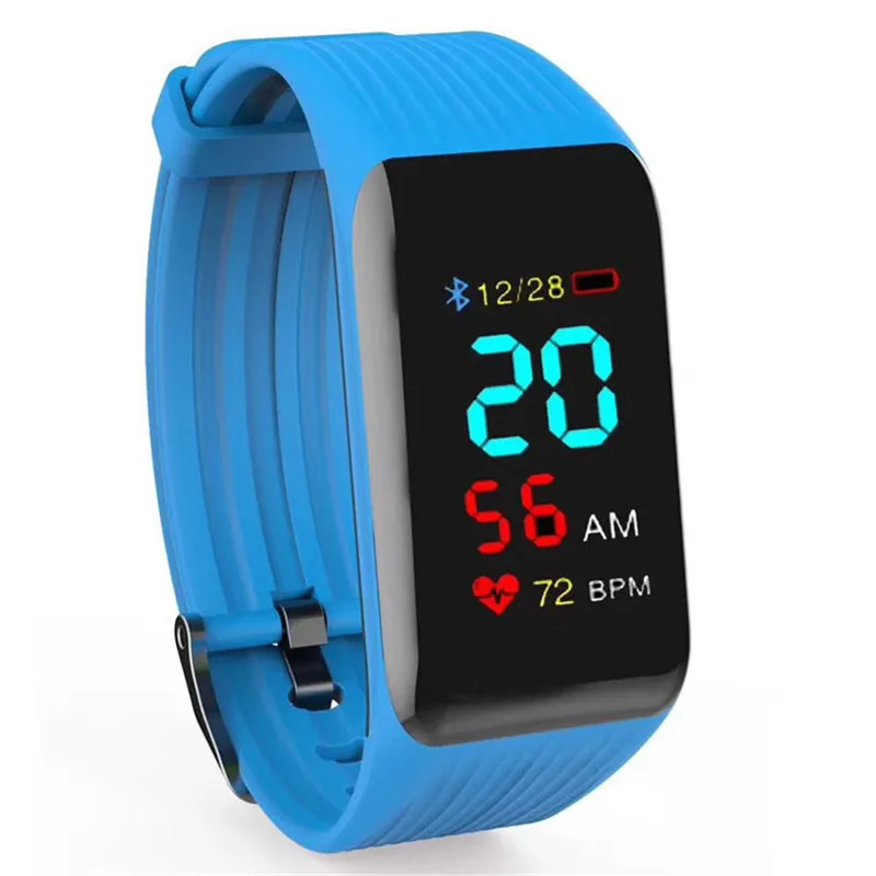 BINSSAW Bluetooth Smartwatch монитор сердечного ритма умный Браслет кровяное давление спортивные часы мужские для IOS Android кислород крови - Цвет: 03