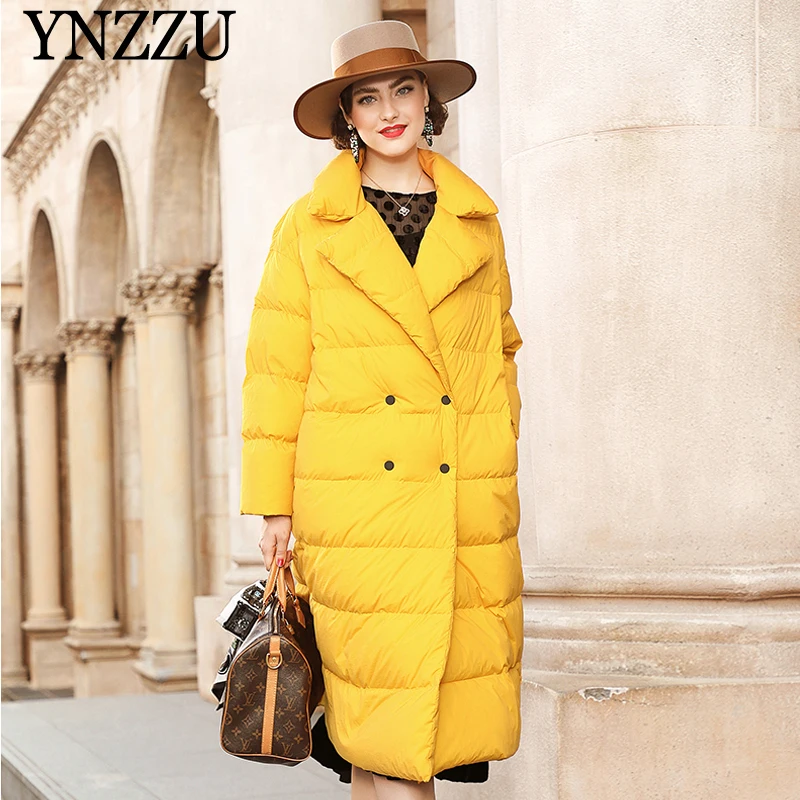 Women Winter Large size Down jacket 2021 New Fashion Double breasted