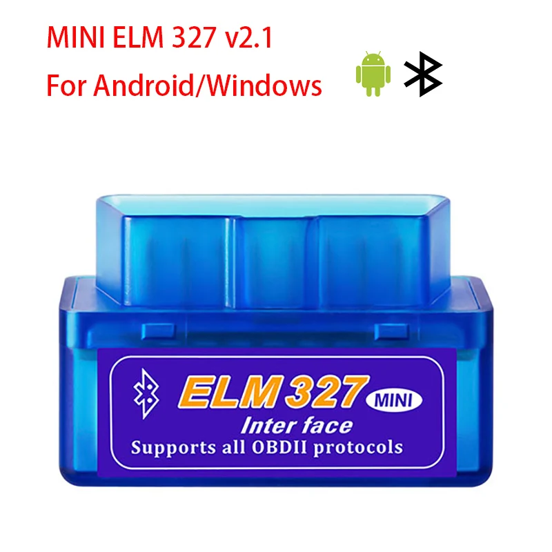 ELM327 V1.5 Bluetooth/Wifi OBD2 V1.5 Мини Elm 327 Bluetooth PIC18F25K80 чип автоматический диагностический инструмент OBDII для Android/IOS/Windows - Цвет: mini v2.1 BT