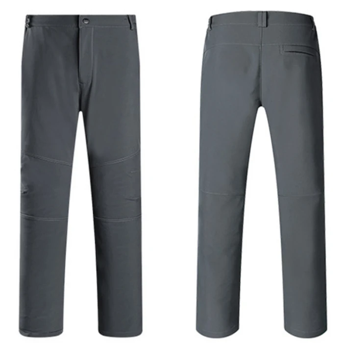 Уличные походные брюки с флисовой подкладкой теплые ветрозащитные лыжные брюки для мужчин и женщин KS