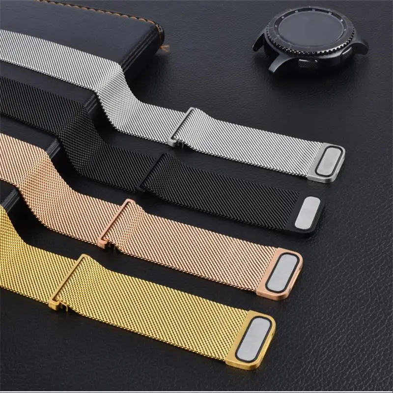 Gear S3 Frontier band для samsung Galaxy watch 46 мм 42 активные 2 миланские часы huawei gt ремешок 22 мм ремешок для часов amazfit ремешок Bip