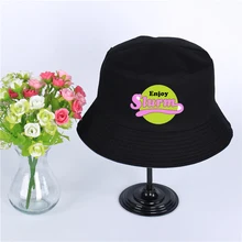 Futurama Enjoy slum логотип летняя шляпа Женская Мужская Панама, шляпа-Панама Наслаждайтесь шламовым дизайном плоский солнцезащитный козырек рыбалка, рыбак шляпа