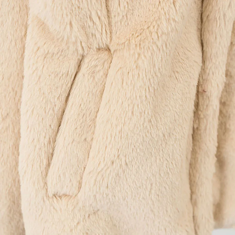 RR, пальто с круглым вырезом, женская мода, Осень-зима, одноцветные куртки из искусственного меха, женские элегантные пальто с длинным рукавом, женские, дамские, KF