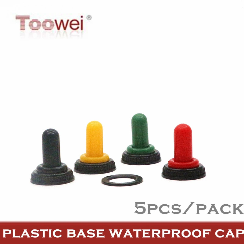 

Toowei T700-1 Toggle switch waterproof cap M12*1.0/plastic base/5pcs in pack