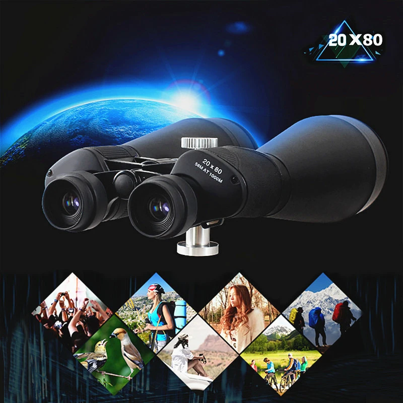 20x80 Powerful Binoculars Telescope Night Vision Telescope Astronomical Professional Hd Military