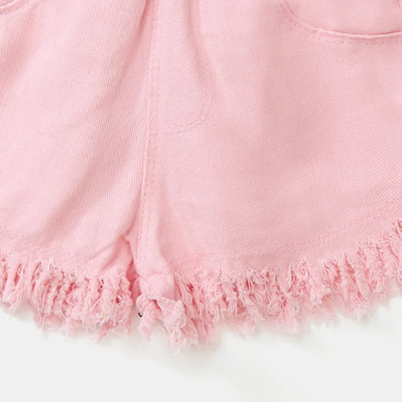 IENENS Girl Casual Shorts Kids Cotton Short Pants Five Colors Baby Bottoms Fit 4-11Y Child Casual Clothes Clothing