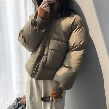 

Winter & Spring Women Jacket Short Outwear Female Winter Coat Cotton Padded Warm Jacket Outwear Women Winter Coat
