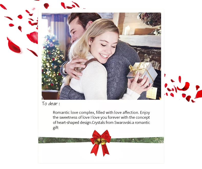 Cdyle 925 стерлингового серебра Love You Forever ожерелье украшено кристаллами Сердце ожерелье колье femme