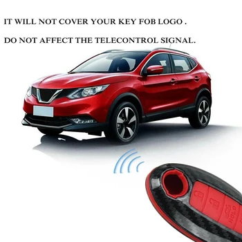 

ABS Carbon fiber keychain Car Cover For Nissan Infinit I Accessories GL