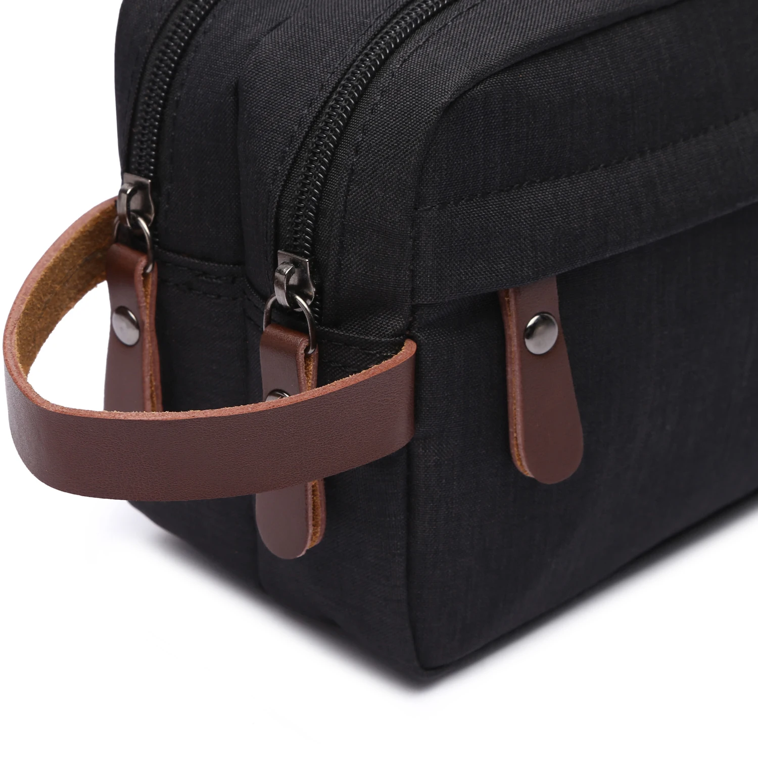 Soperwillton Men's Toiletry Bag Travel Dopp Kit Bathroom Shaving Organizer for Toiletries Overnight Organizer Bag #T2