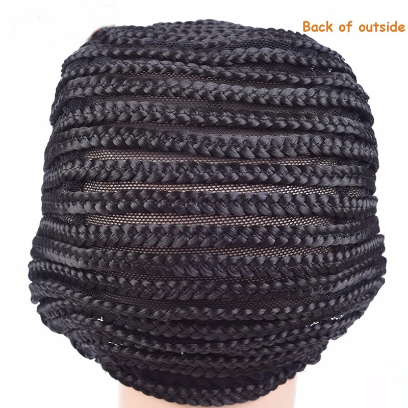 2 шт. горячая Распродажа оплетка синтетический парик Кепки Cornrow Brading вязаные