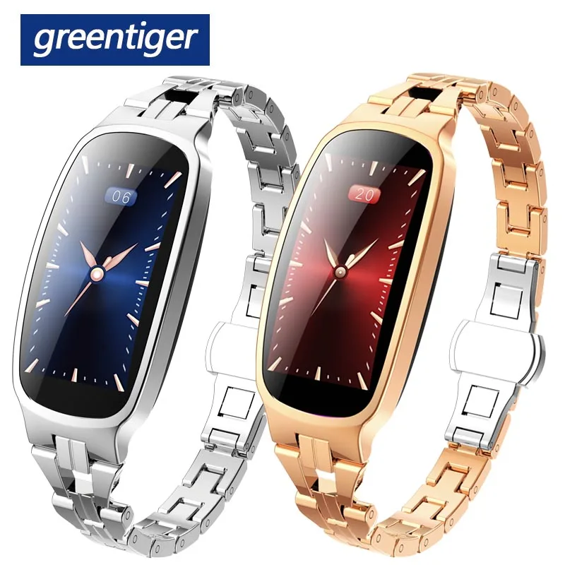 

Greentiger B72 Bluetooth Smart Watch Women IP67 Waterproof Heart Rate Monitor blood pressure Camera Fitness Tracker Smartwatch