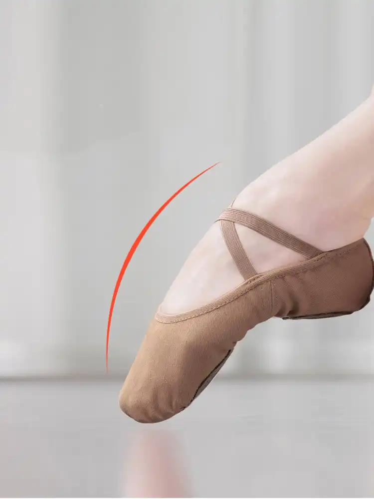 fabric ballet shoes