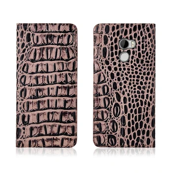

Crocodile pattern genuine leather magnetic case card slot holder for HTC One X10/HTC One A9/HTC One X9 phone bag funda cover