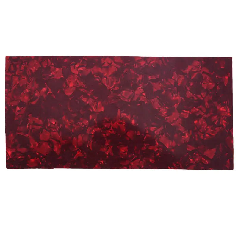 

NEW RED Celluloid Guitar Head Veneer Shell Sheet Guitar Parts 20*10*0.7cm Gift
