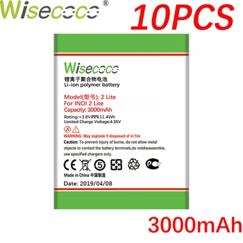 

Wisecoco 10PCS 3000mAh inoi 2 Battery For INOI 2 / INOI 2 LITE Smart Phone Latest Producte High Quality Battery+Tracking Number