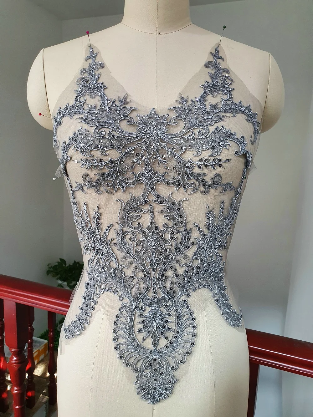 Crystal Applique Pair Sew On Crystals Rhinestones Appliques