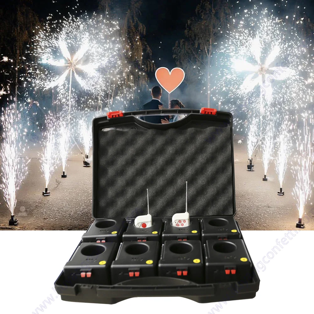 Système de tir pyrotechnique de feu d'artifice froid, barre de base de  fontaine, fête de divertissement de mariage, scène de convocation, mini DJ d'intérieur,  D08 - AliExpress