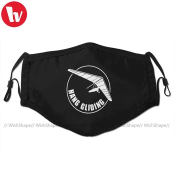 

Hang Glider Mouth Face Mask Fan Of Hang Gliding Facial Mask Fashion Funny with 2 Filters for Adult