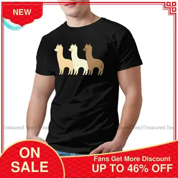 

Alpaca T Shirt Alpaca T-Shirt Beach Cotton Tee Shirt Printed Plus Size Awesome Short-Sleeve Men Tshirt