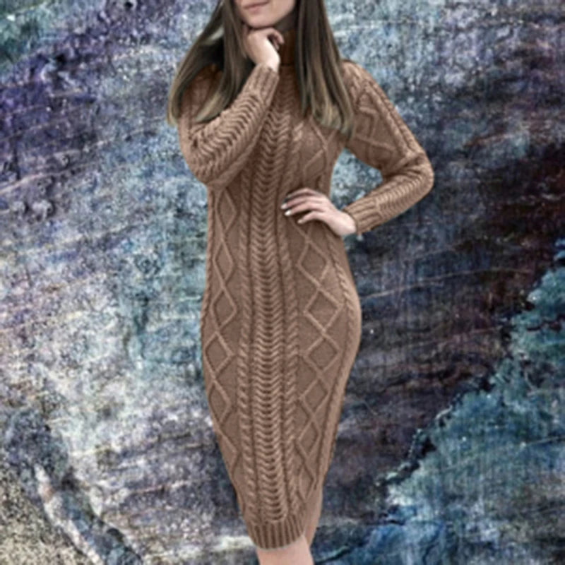 2020 New Autumn and Winter Women's Fashion Long