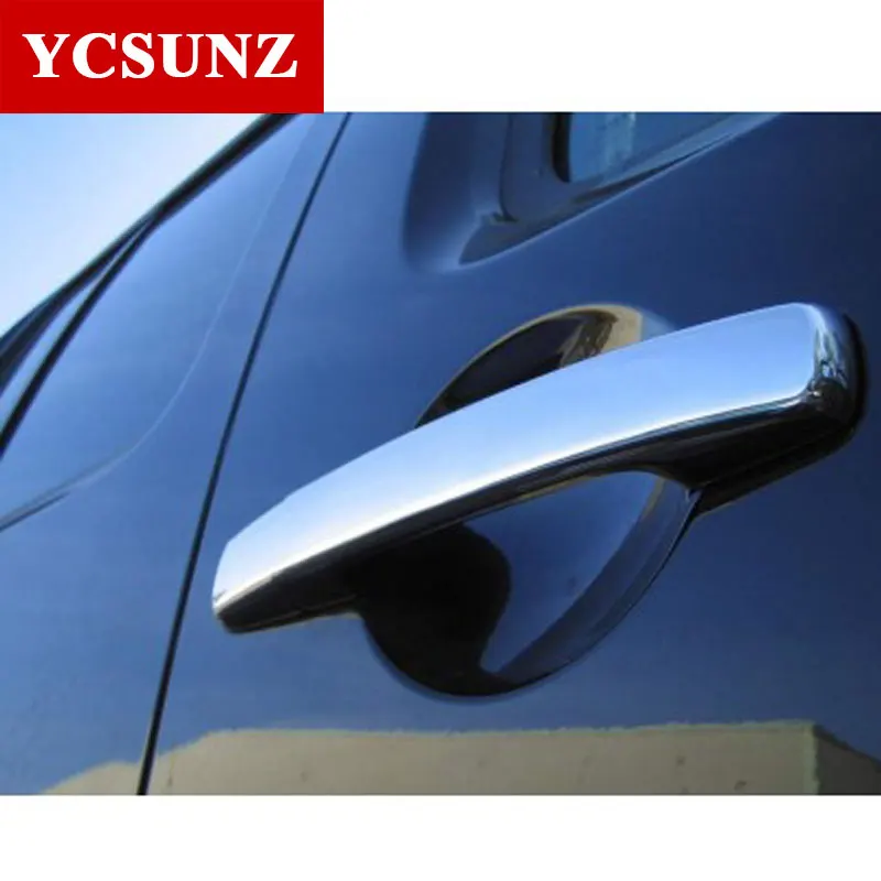 ABS дверная ручка Крышка Аксессуары для Nissan Frontier Navara D40 2006-2013 Автомобиль Стайлинг пластина часть