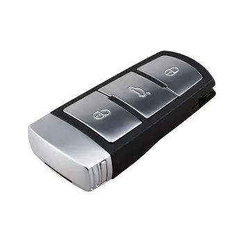

3 Buttons The New durable Remote Car Key Fob Case Shell Cover with ID48 Chip for Passat B6 CC