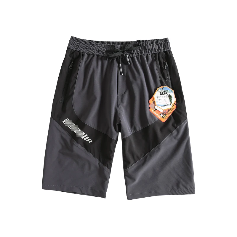 Мужские летние быстросохнущие шорты, треккинговые тонкие дышащие шорты с эластичным поясом для активного отдыха, мужские быстросохнущие горные шорты до колена