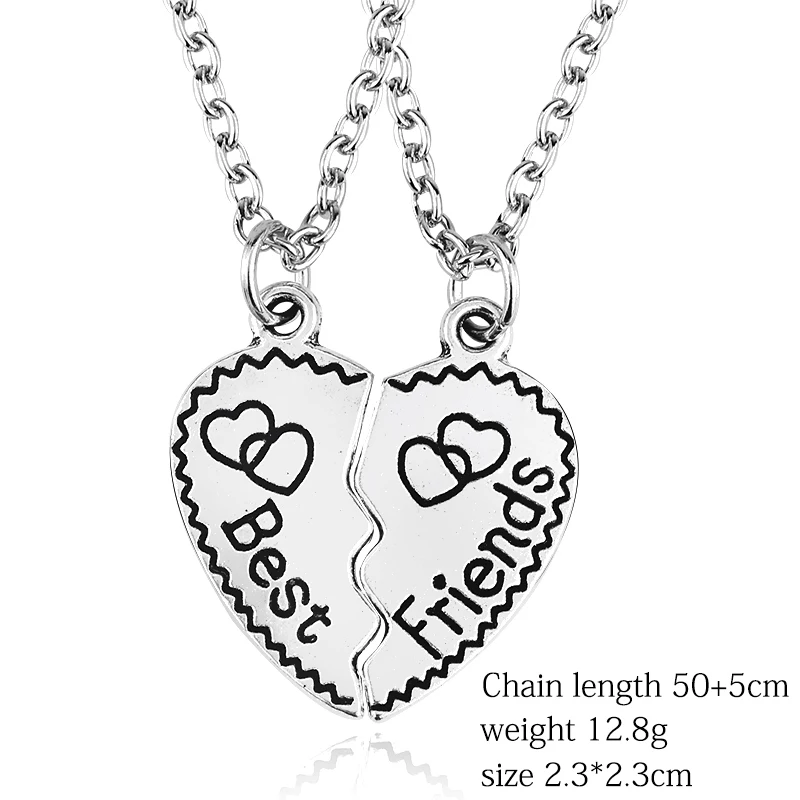 2Pcs-Set-Best-Friends-Charm-Pendants-Splice-Broken-Heart-Bff-Necklaces-For-Women-Men-Gifts-Fashion (4)