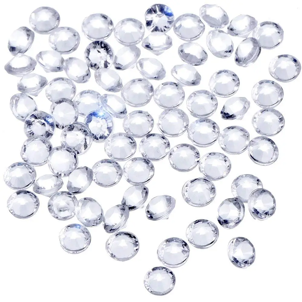 

metable 5000 Pack Clear Wedding Table Scatter Crystals Acrylic Diamonds, 4.5 mm