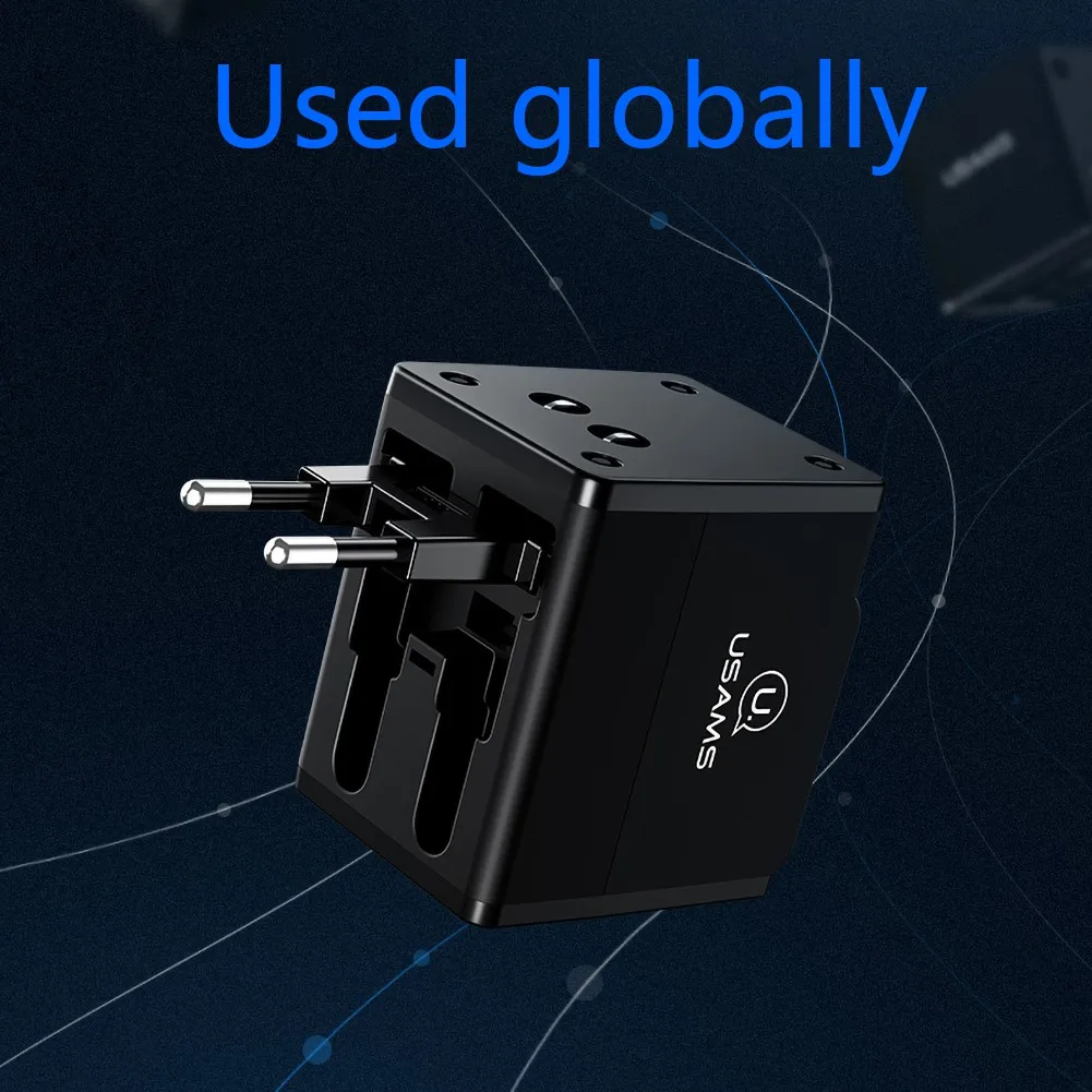 4 порта USB зарядное устройство полностью мульти страны Стандартный мобильный телефон Универсальный USB Путешествия настенное зарядное устройство для телефона samsung