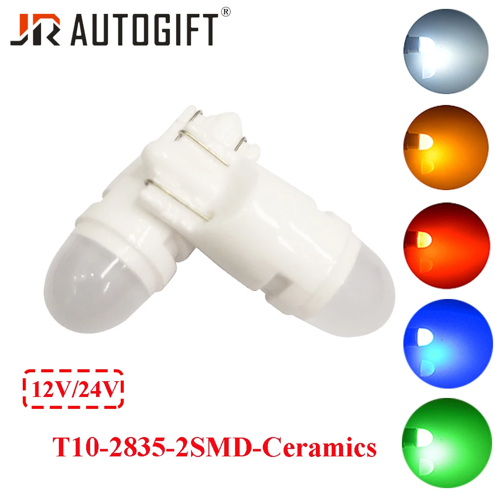 20 шт T10 W5W керамики 2835 2SMD на танкетке с номерным знаком светильник s лампа бокового