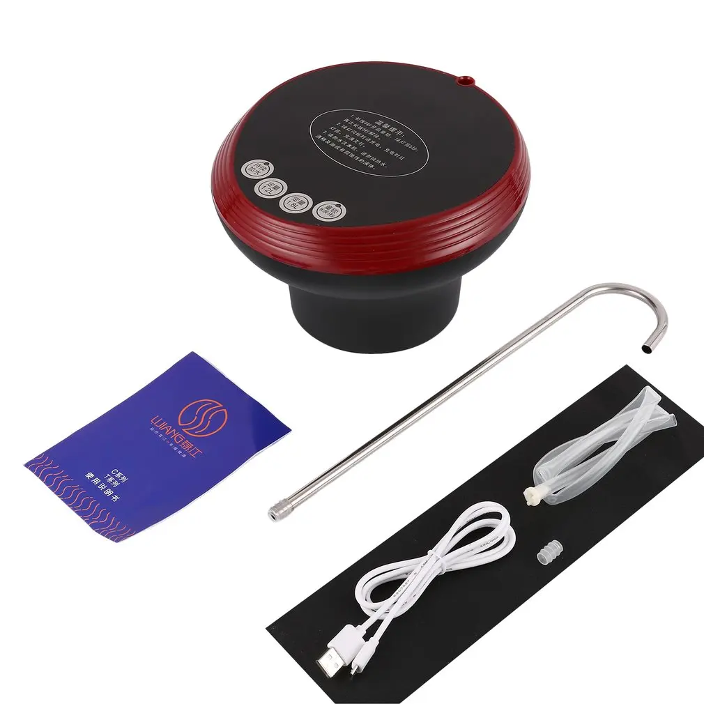 Tray Design Electric Water Dispenser Switch Rechargeable Drinking Water Pump USB Charging Home Drink Dispenser Pump 1.2L/1.8L