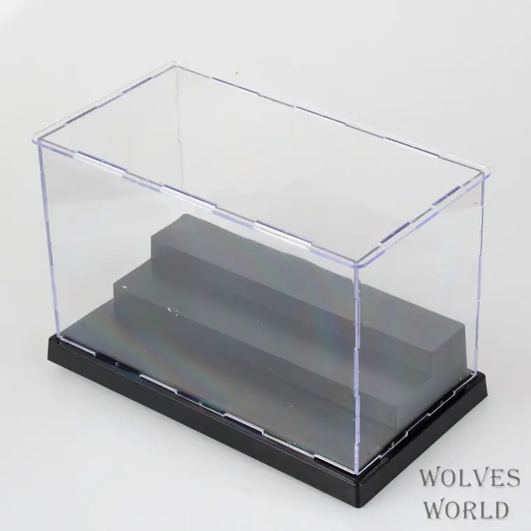 

Assembled One-piece Box Non-Protruding Edge Organic Glass Acrylic Furnishings Display Box Garage Kit 21X11X13