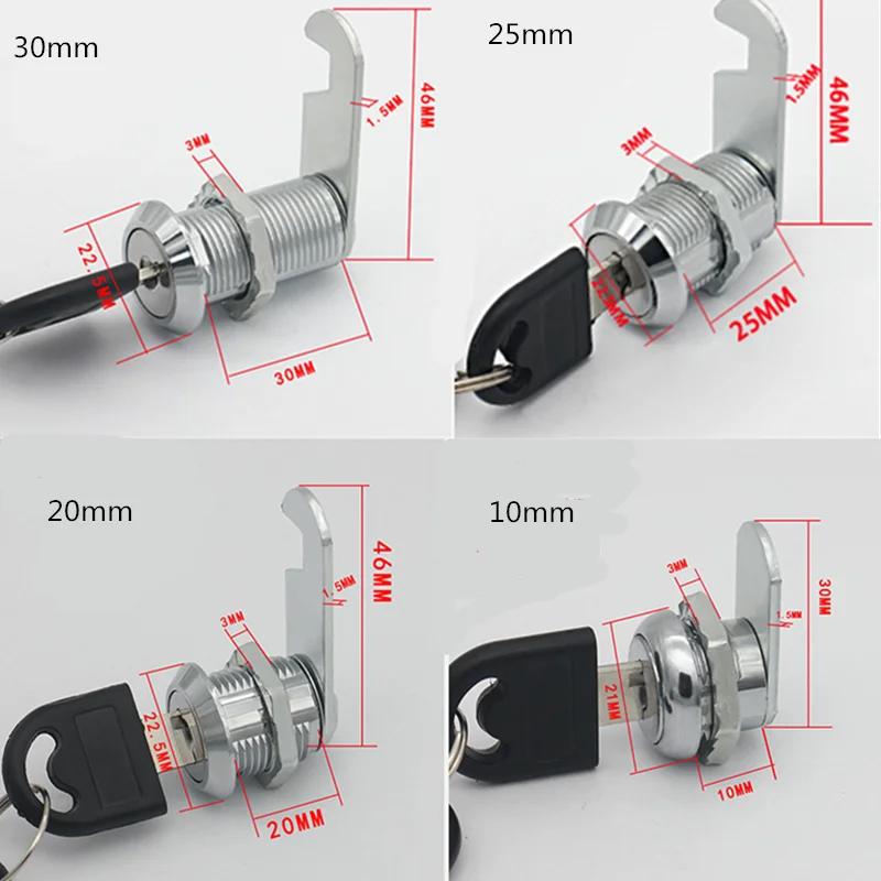 correio cadeado gaveta armário bloqueio caixa com