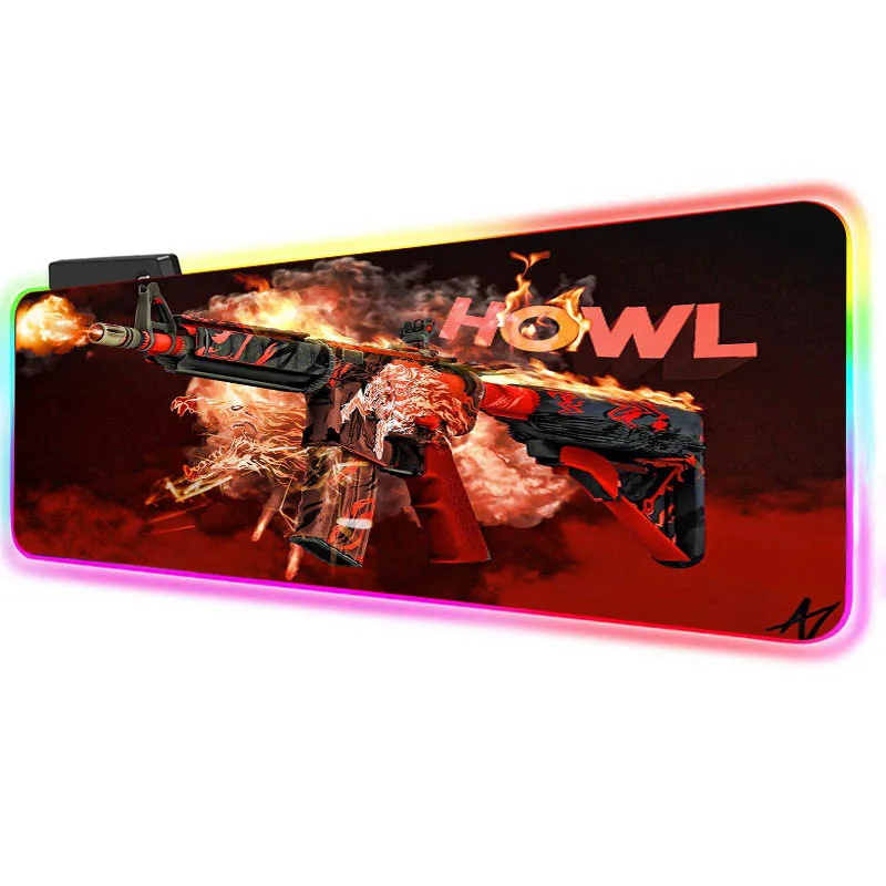  XGZ Gaming RGB Large Mouse Pad Gamer Big Mat Computer pad Led Backlight XXL Mause Keyboard Desk for