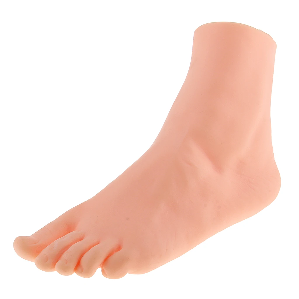 Silicone Lifesize Female Mannequin Left Foot Display Jewerly Sandal Shoe