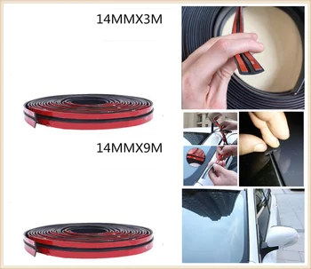

Universal 14 19MM Rubber seal front windshield sunroof car styling for Nissan SUNNY TIIDA PALADIN TEANA QASHQAI BLUEBIRD