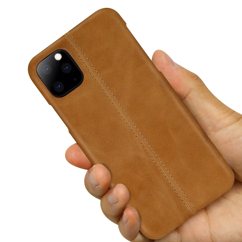 Тонкий жесткий чехол из натуральной кожи для iPhone 11 Pro Max 11Pro X XS XR 10 Роскошные ультра