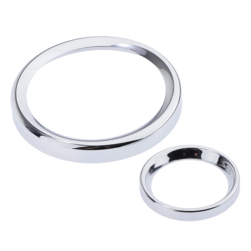 MagiDeal 6pcs/pack Burst Gauge Bezel Kit for Harley Electra Trike 1986-2013