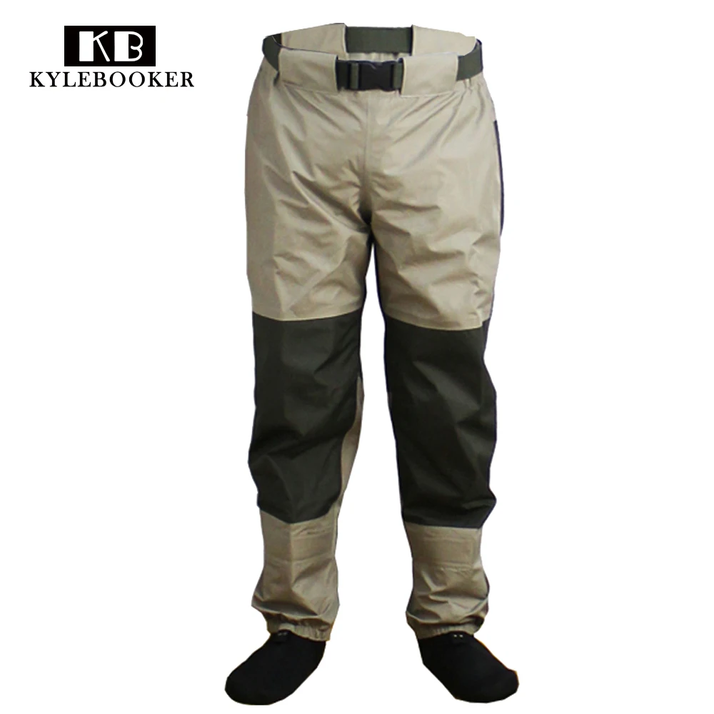 

Fly Fishing Waist Waders Breathable Stockingfoot Waist High Pant Wader Guide River Pants Wading Trousers