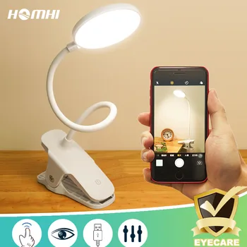 

table lamp escritorio flexo clip stand light modern lampka usb gooseneck college dorm study reading for bed tube holder office
