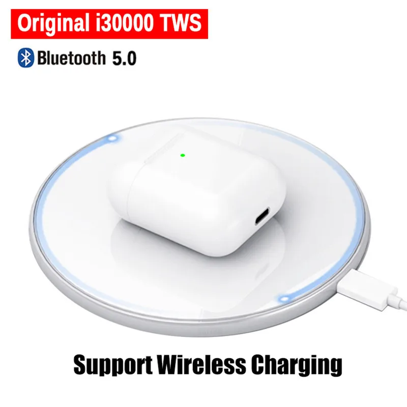 i30000 TWS Smart Sensor Wireless Earphone 8D Super Bass Pop up Tap Control Wireless Charging PK i200 i800 i2000 i1000 i9000 TWS