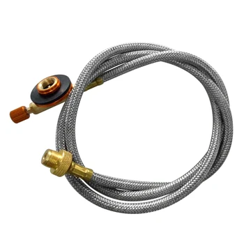 

Furnace Extension Tube Pipe Converter Hiking Adaptor Copper Picnic Outdoor Gas Stove Connector Accessories BBQ Camping